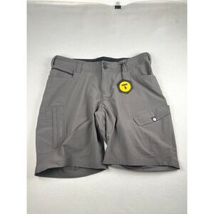 Truewerk T1 Werkshort Womens 16W Grey Technical Workwear Cargo Hiking Shorts NEW